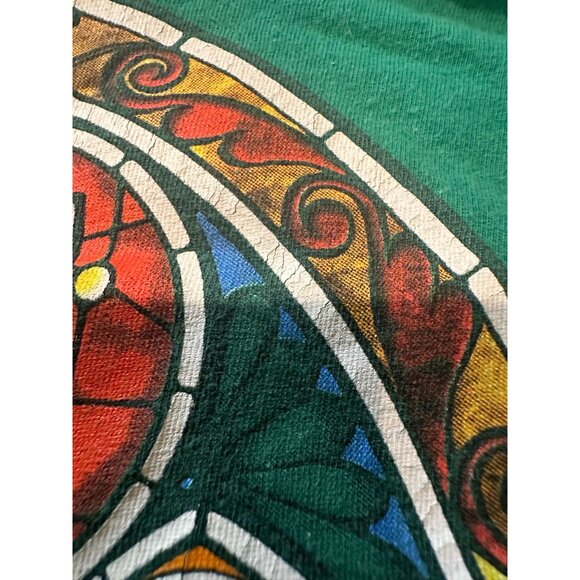 The Legend of Zelda Wind Waker Stained Glass Graphic T-Shirt – Men’s Size M – Gr - Picture 3 of 9